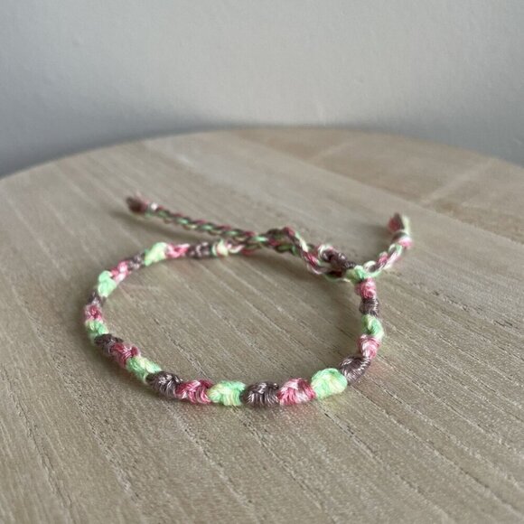 Amabel Bracelet, anklet, trendy, comfortable, tie, embroidery thread, woven, gif - Picture 1 of 1